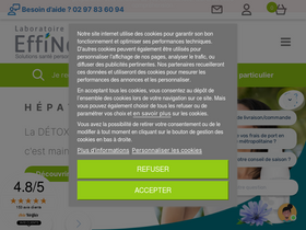 'effinov-nutrition.fr' screenshot