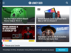 'lowcygier.pl' screenshot