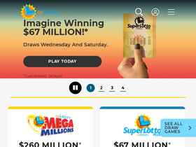 'calottery.com' screenshot