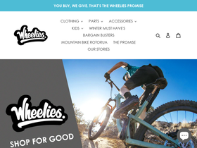 wheelies.shop homepage screenshot