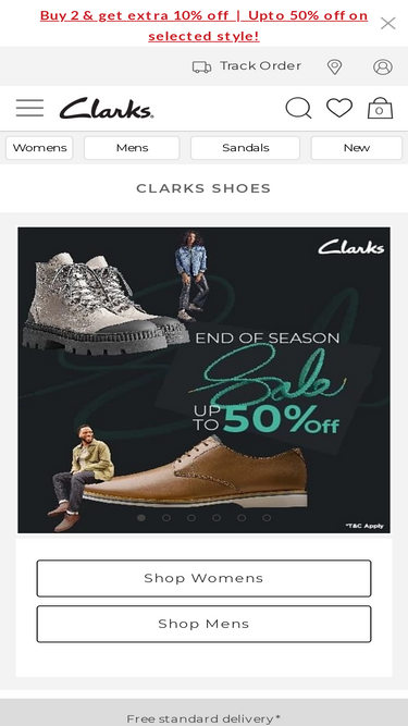 Clarks store shoes competitors