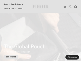 PIONEER website screenshot