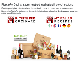 'ricettepercucinare.com' screenshot