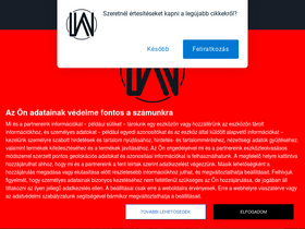 'widescreen.hu' screenshot