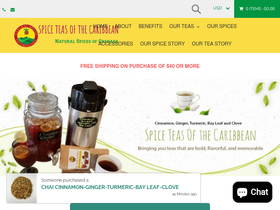 naturalspicesofgrenada.com homepage screenshot