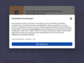 'emma-matratze.ch' screenshot