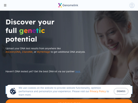 'genomelink.io' screenshot