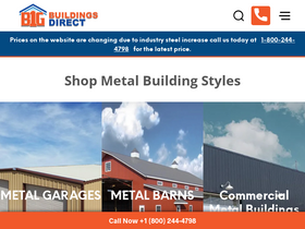 'bigbuildingsdirect.com' screenshot