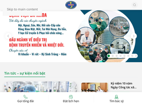 'benhnhietdoi.vn' screenshot