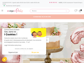 'vegaooparty.it' screenshot