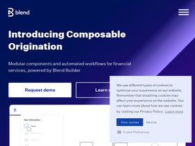 'blend.com' screenshot