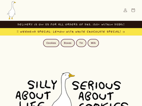 sillygoose.live homepage screenshot