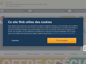 'motointegrator.fr' screenshot