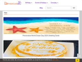 'birthdaycake24.com' screenshot