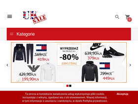 'uksale.pl' screenshot