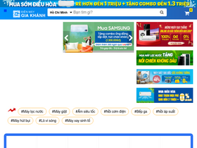 'dienmaygiakhanh.com' screenshot