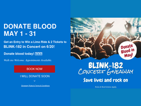 'sandiegobloodbank.org' screenshot