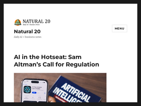'natural20.com' screenshot