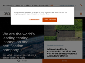 'sgs.com' screenshot