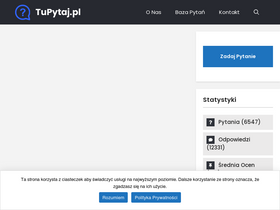 'tupytaj.pl' screenshot