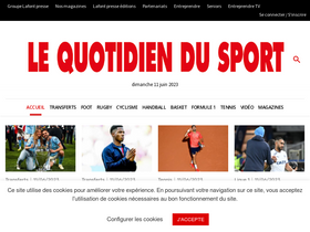 'lequotidiendusport.fr' screenshot