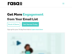 'rasa.io' screenshot