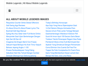 'mobillegends.net' screenshot