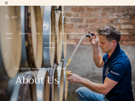 naughtoncider.com homepage screenshot