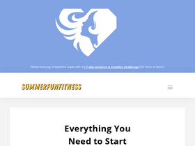'summerfunfitness.com' screenshot