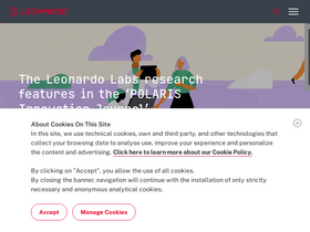 'leonardo.com' screenshot