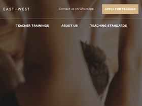 'yogaeastwest.com' screenshot