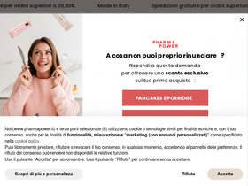 Pharmapower Srl homepage screenshot