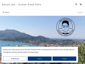 kantyli.com homepage screenshot