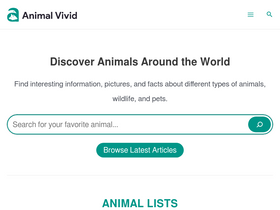 'animalvivid.com' screenshot