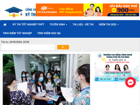 'thptquocgia.edu.vn' screenshot