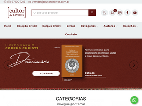 'cultordelivros.com.br' screenshot