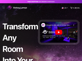 'galaxylamps.co' screenshot
