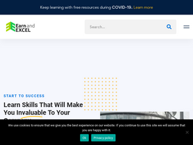 'earnandexcel.com' screenshot