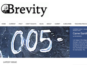 'brevitymag.com' screenshot