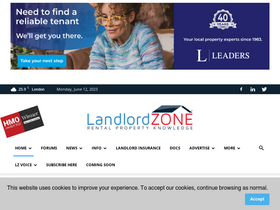 'landlordzone.co.uk' screenshot