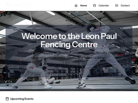 leonpaulfencingcentre.com