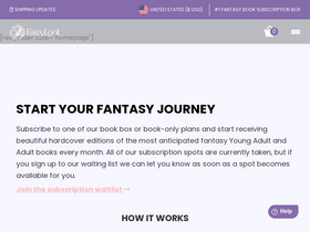 'fairyloot.com' screenshot