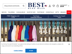 'bestmenswear.com' screenshot