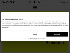 'woox.cz' screenshot