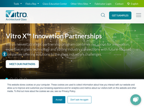 'vitroglazings.com' screenshot