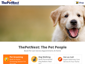 'thepetnest.com' screenshot