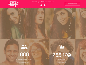 'tchatche.com' screenshot