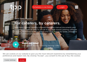 'totalpartyplanner.com' screenshot