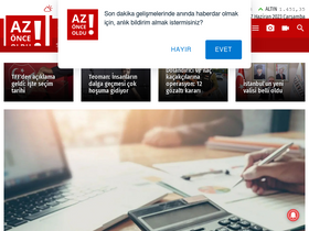 'azonceoldu.com' screenshot