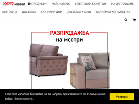 'hop-mebeli.com' screenshot